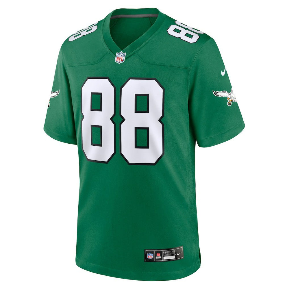 Dallas Goedert Philadelphia Eagles Alternate Game Player Jersey Kelly Green | Nike for Sale