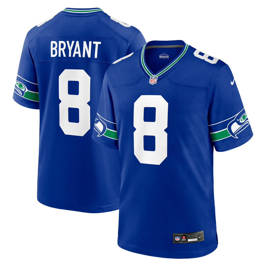 Coby Bryant Seattle Seahawks Throwback Player Game Jersey Royal | Nike for Sale