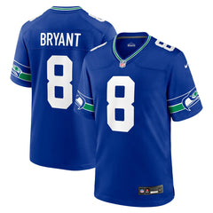 Coby Bryant Seattle Seahawks Throwback Player Game Jersey Royal | Nike for Sale