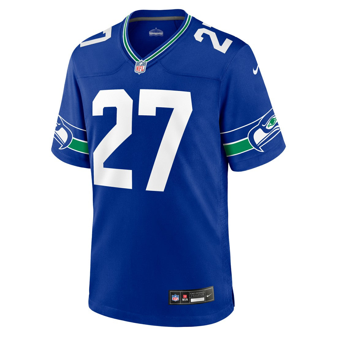 Tariq Woolen Seattle Seahawks Throwback Player Game Jersey Royal | Nike for Sale