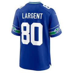 Steve Largent Seattle Seahawks Throwback Retired Player Game Jersey Royal | Nike for Sale