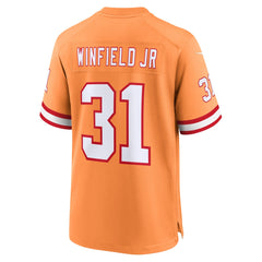 Antoine Winfield Jr. Tampa Bay Buccaneers Throwback Game Jersey Orange | Nike for Sale