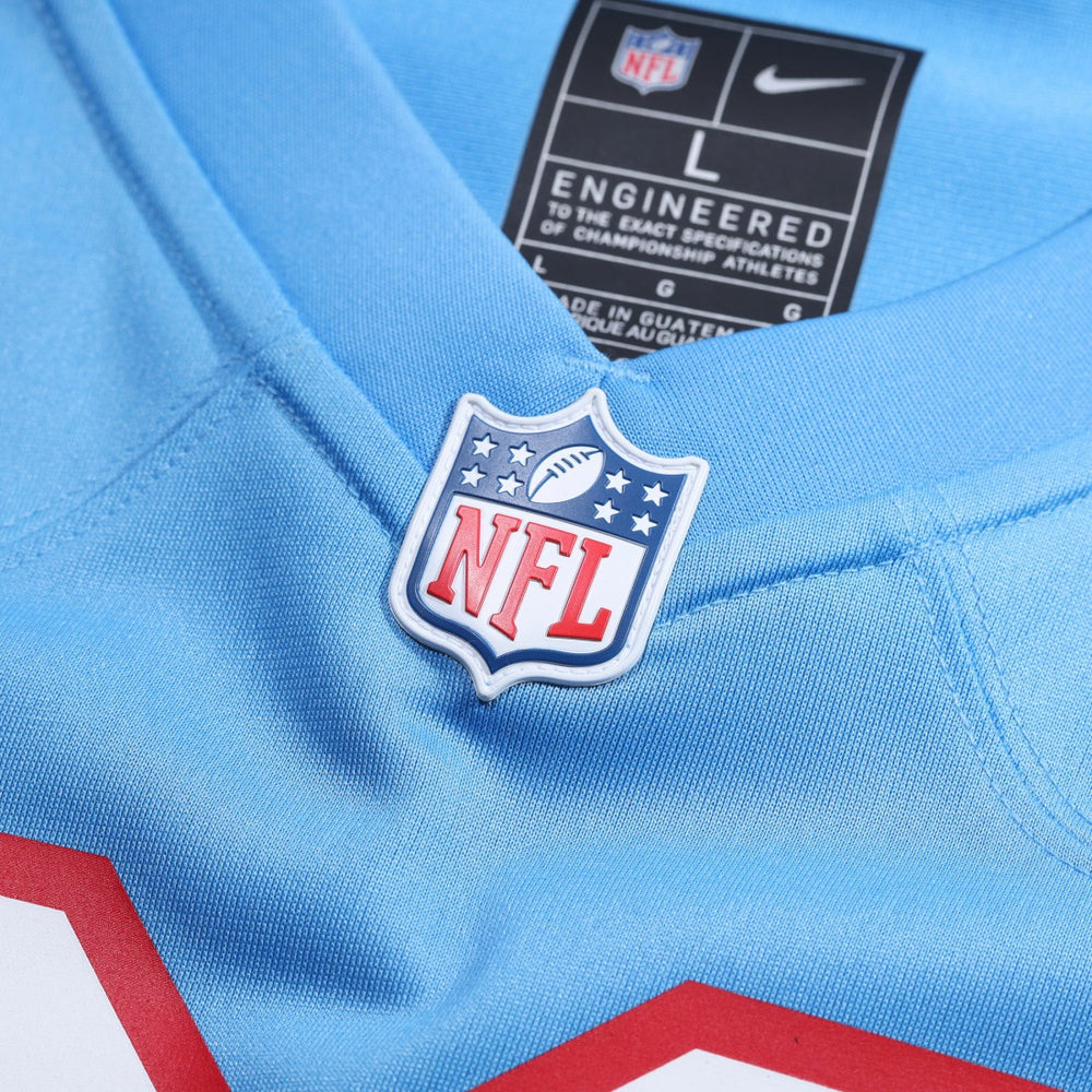 Jeffery Simmons Tennessee Titans Oilers Throwback Alternate Game Player Jersey Light Blue | Nike for Sale