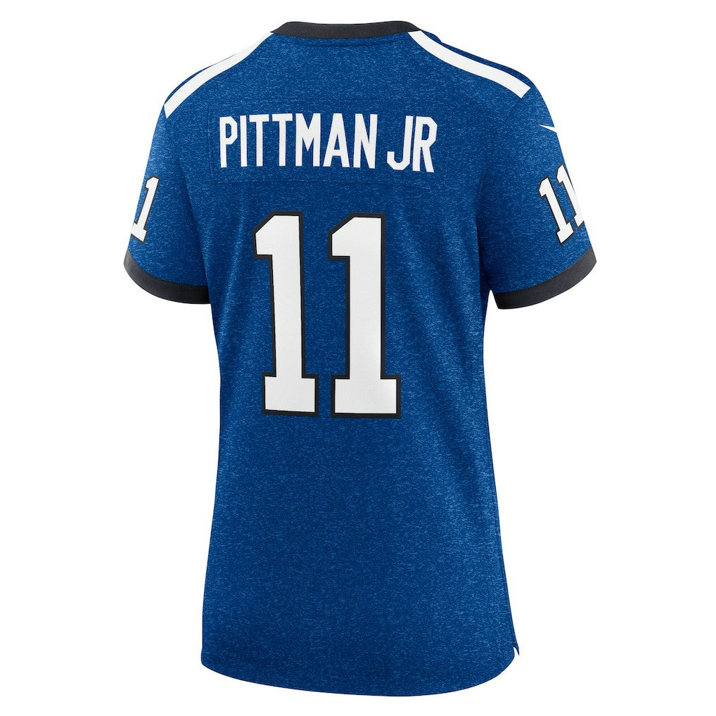 Michael Pittman Jr. Indianapolis Colts Women's Indiana Nights Alternate Game Jersey Royal | Nike for Sale