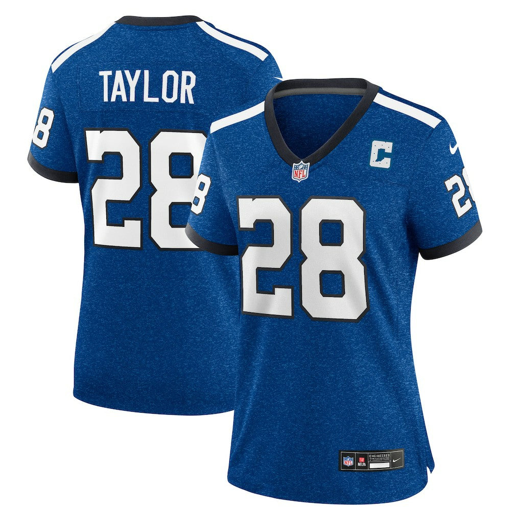 Jonathan Taylor Indianapolis Colts Women's Indiana Nights Alternate Game Jersey Royal | Nike for Sale