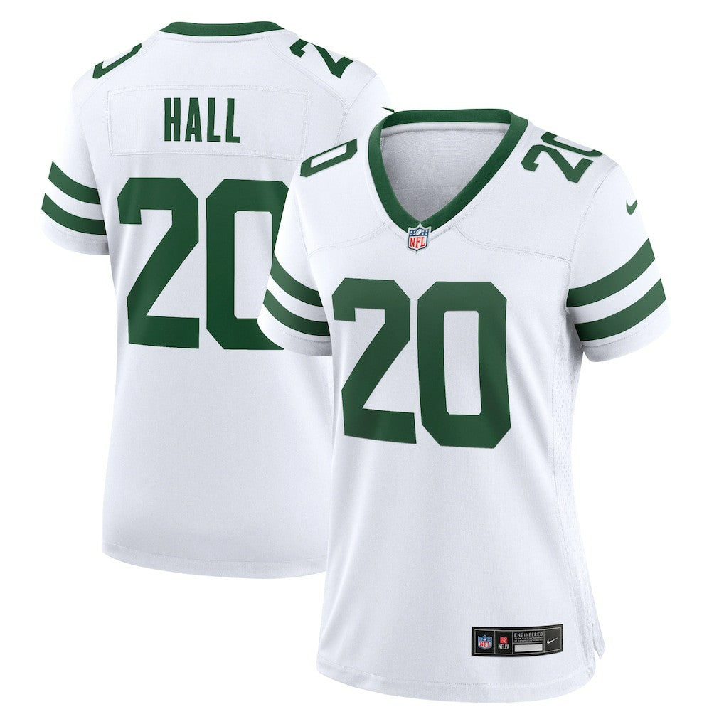 Breece Hall New York Jets Women's Game Jersey Legacy White | Nike for Sale