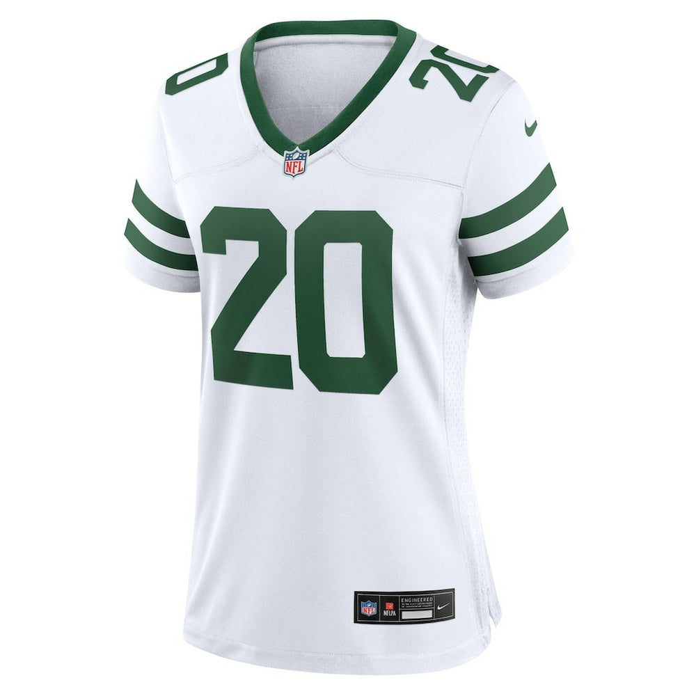 Breece Hall New York Jets Women's Game Jersey Legacy White | Nike for Sale