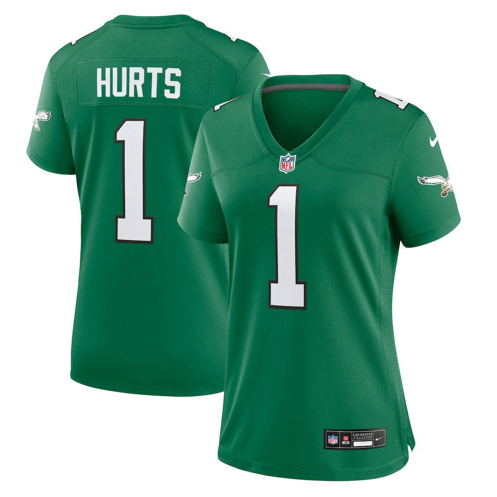 Jalen Hurts Philadelphia Eagles Women's Game Player Jersey Kelly Green | Nike for Sale
