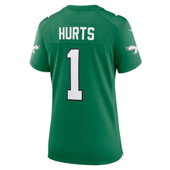 Jalen Hurts Philadelphia Eagles Women's Game Player Jersey Kelly Green | Nike for Sale