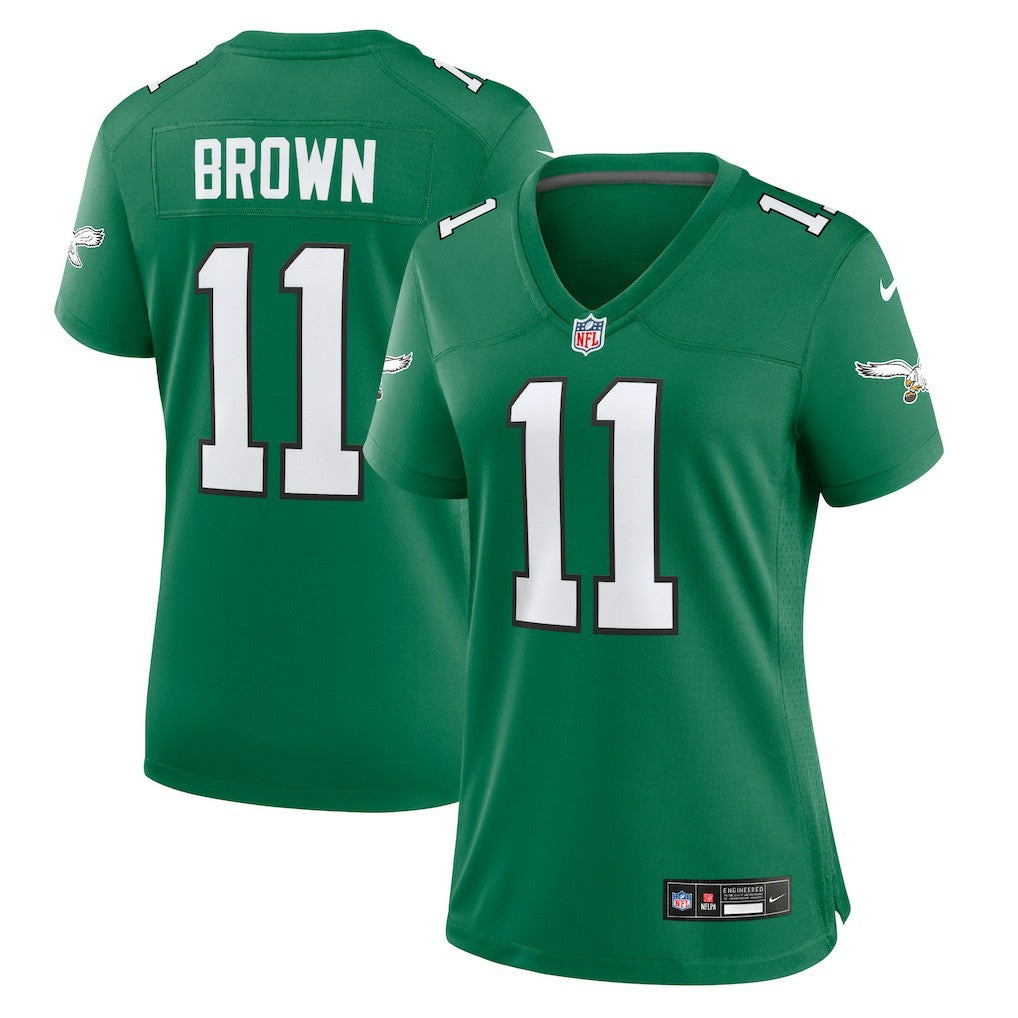 A.J. Brown Philadelphia Eagles Women's Player Jersey Kelly Green | Nike for Sale