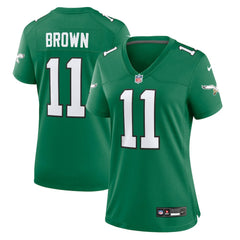 A.J. Brown Philadelphia Eagles Women's Player Jersey Kelly Green | Nike for Sale