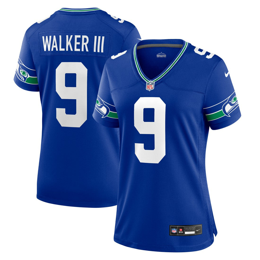 Kenneth Walker III Seattle Seahawks Women's Player Jersey Royal | Nike for Sale
