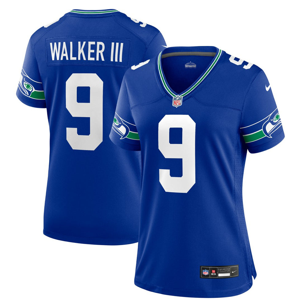 Kenneth Walker III Seattle Seahawks Women's Player Jersey Royal | Nike for Sale