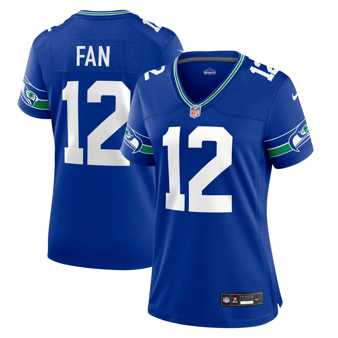 12s Seattle Seahawks Women's Player Jersey Royal | Nike for Sale