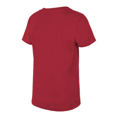 Arizona Cardinals New Era Girls Youth Reverse Sequin V-Neck T-Shirt Cardinal | NFL