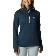 Dallas Cowboys Women's Park View Omni-Wick Half-Zip Top Navy | Columbia