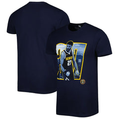 Jamal Murray Denver Nuggets Stadium Essentials Unisex Player Skyline T-Shirt Navy - NBA