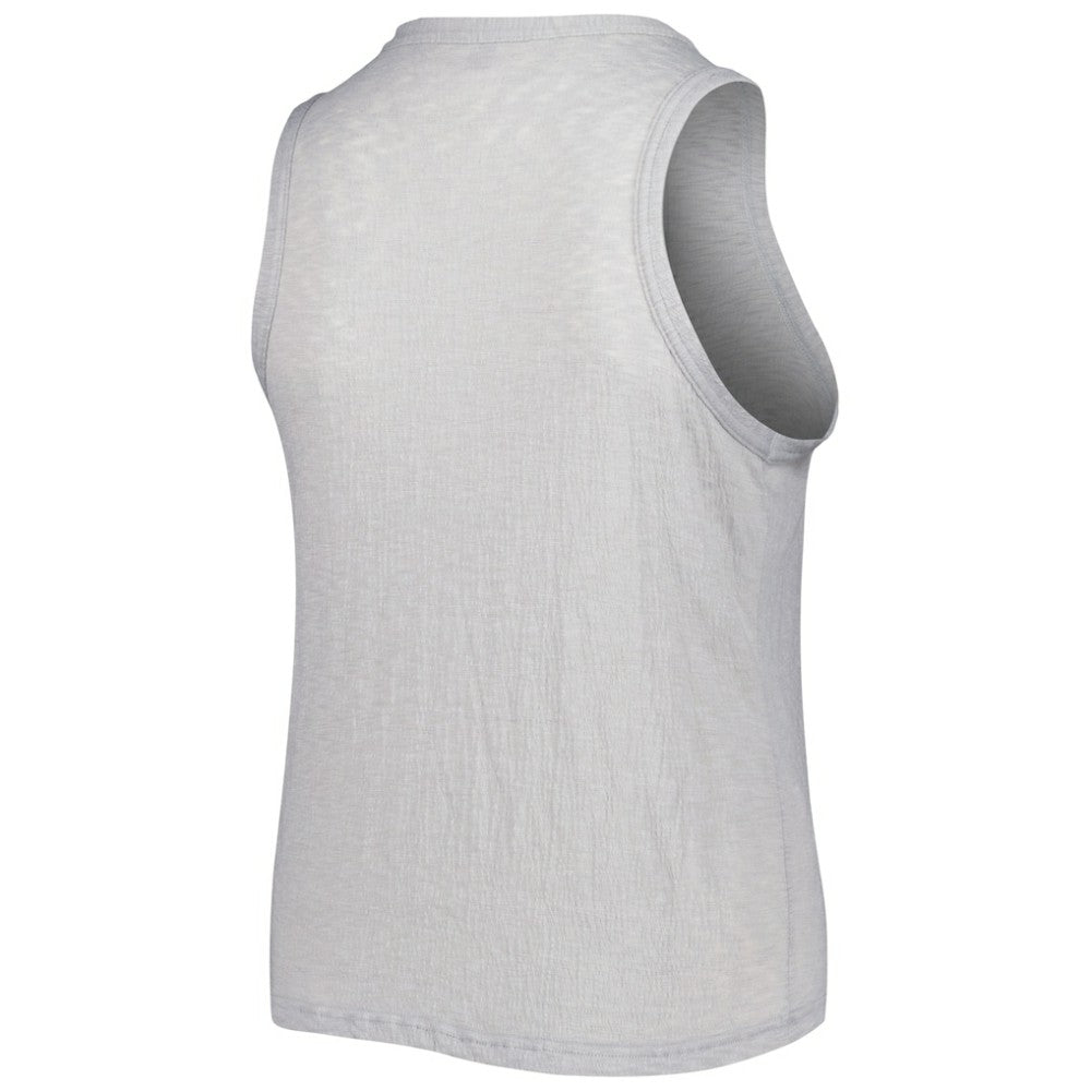 Colorado Rockies Soft as a Grape Women's Plus Size High Neck Tri-Blend Tank Top - MLB