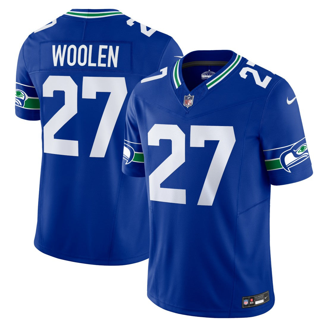 Tariq Woolen Seattle Seahawks Alternate Vapor F.U.S.E. Limited Jersey Royal | Nike for Sale