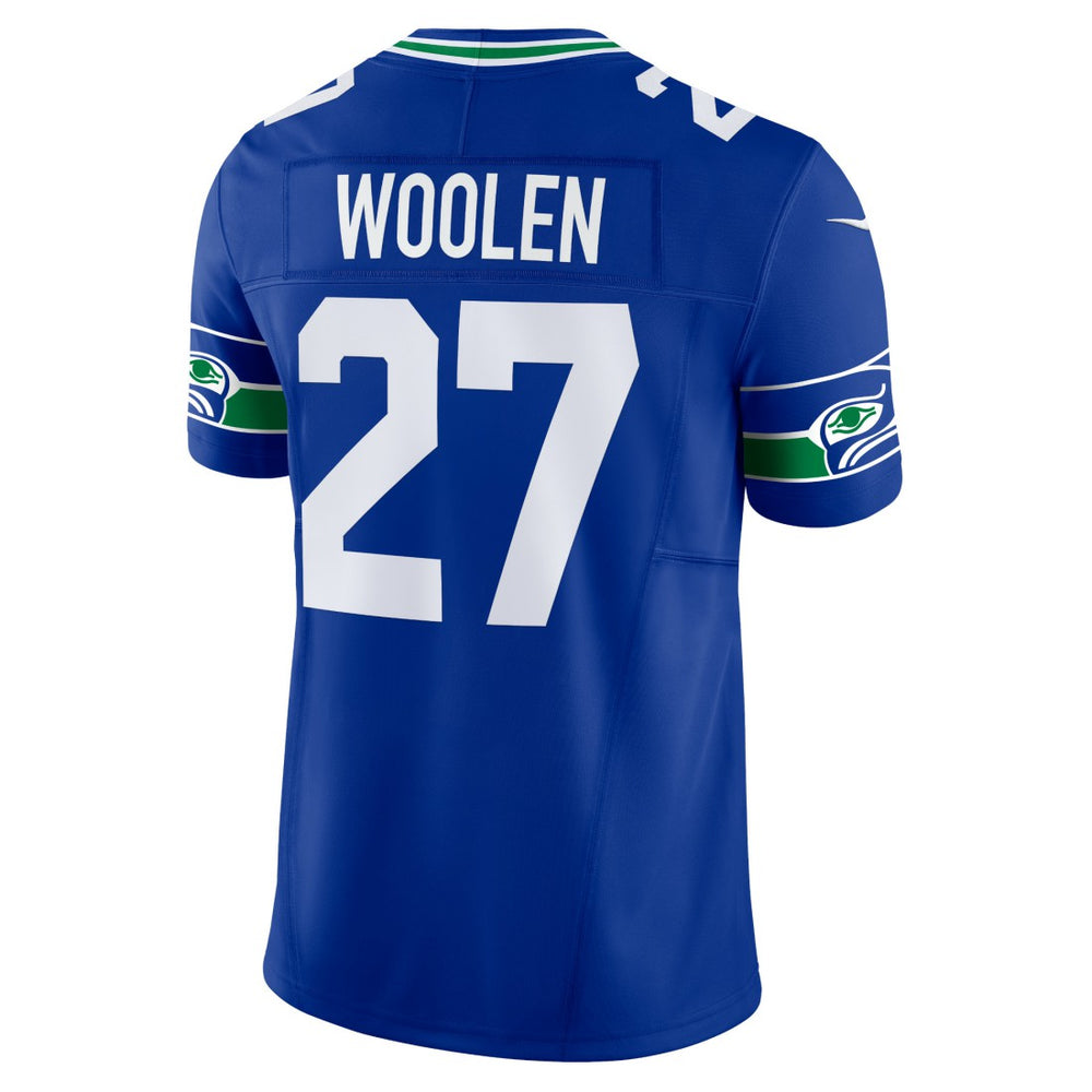 Tariq Woolen Seattle Seahawks Alternate Vapor F.U.S.E. Limited Jersey Royal | Nike for Sale