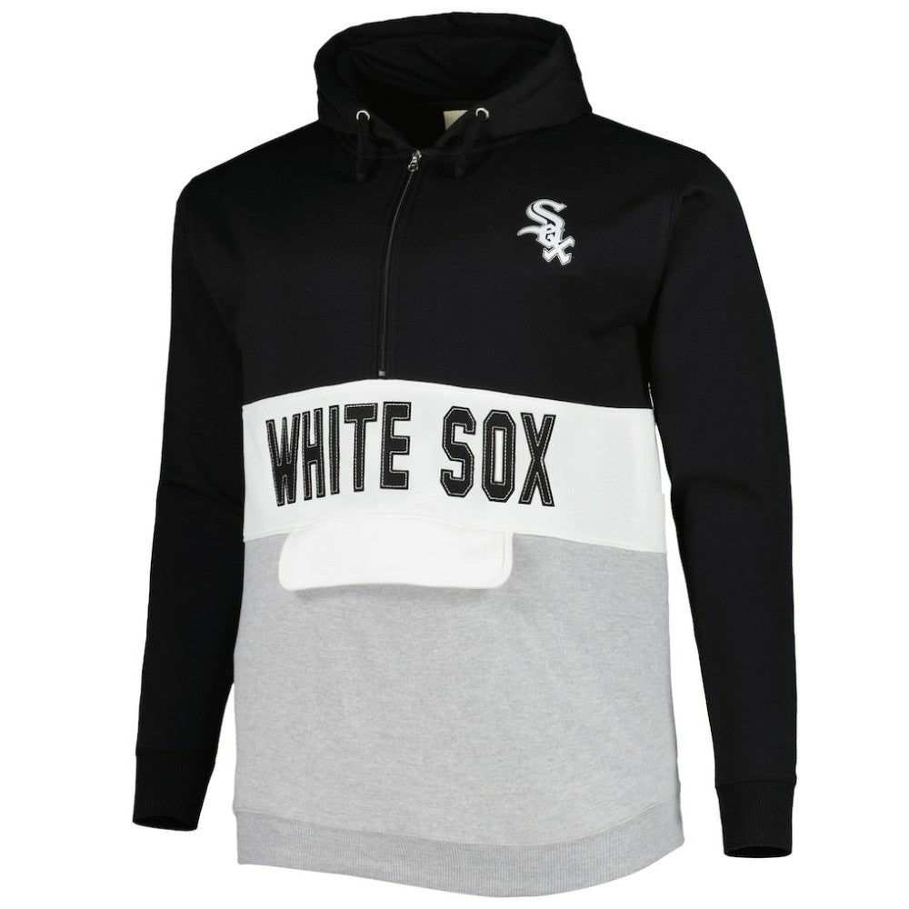 Chicago White Sox Big & Tall Fleece Half-Zip Hoodie - MLB
