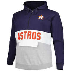 Houston Astros Big & Tall Fleece Half-Zip Hoodie - MLB