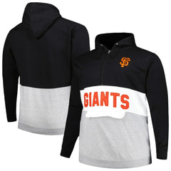 San Francisco Giants Big & Tall Fleece Half-Zip Hoodie - MLB