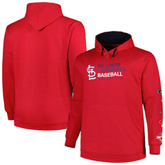 St. Louis Cardinals Big & Tall Fleece Pullover Hoodie - MLB