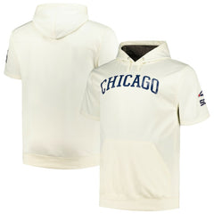 Chicago White Sox Profile Big & Tall Contrast Short Sleeve Pullover Hoodie - MLB