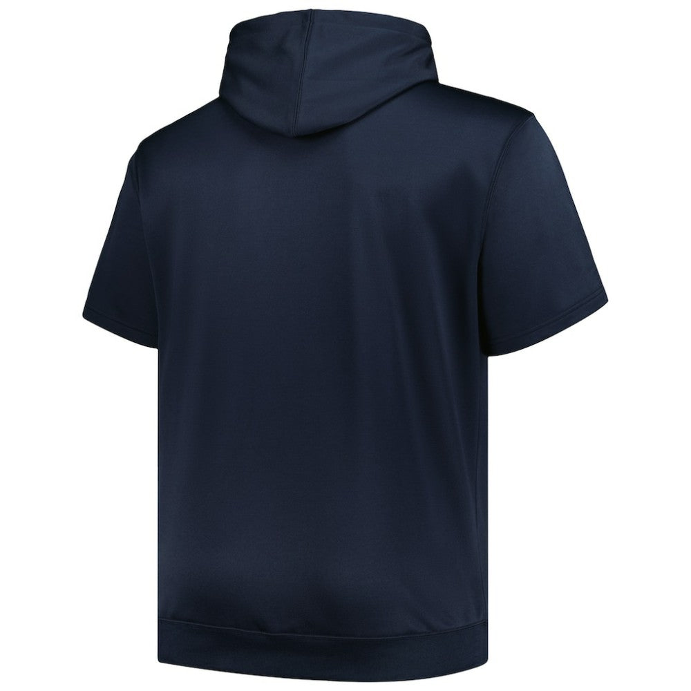 Minnesota Twins Profile Big & Tall Contrast Short Sleeve Pullover Hoodie - MLB