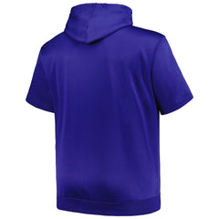 New York Mets Profile Big & Tall Contrast Short Sleeve Pullover Hoodie - MLB