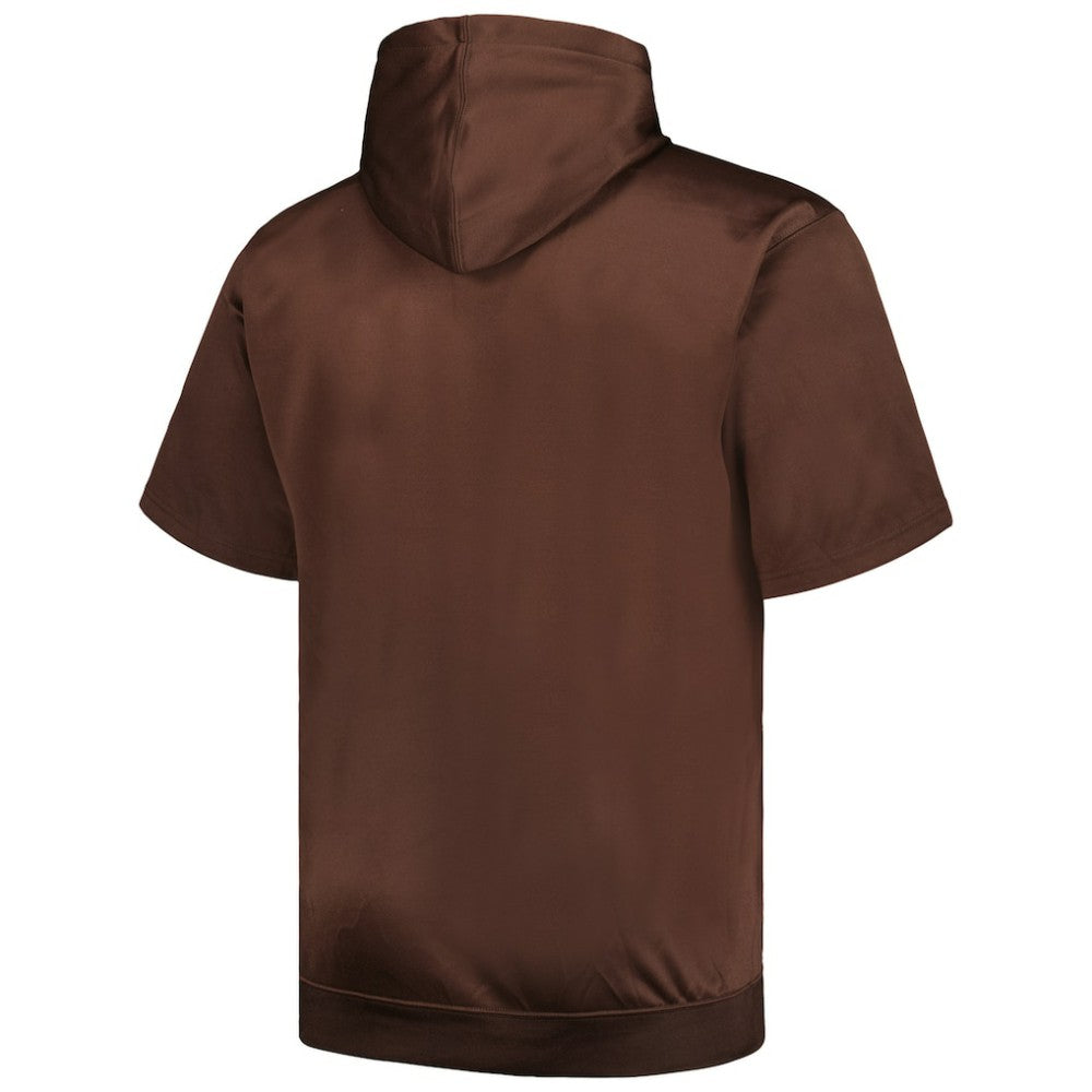 San Diego Padres Profile Big & Tall Contrast Short Sleeve Pullover Hoodie - MLB