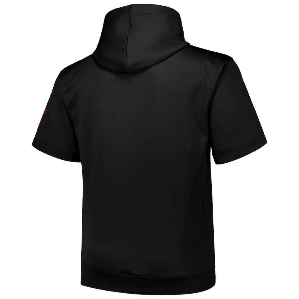San Francisco Giants Profile Big & Tall Contrast Short Sleeve Pullover Hoodie - MLB