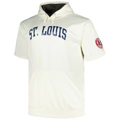 St. Louis Cardinals Profile Big & Tall Contrast Short Sleeve Pullover Hoodie - MLB