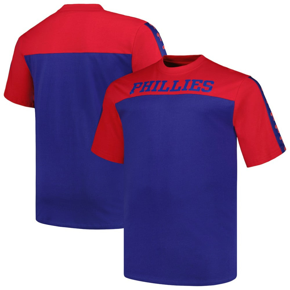 Philadelphia Phillies Profile Big & Tall Yoke Knit T-Shirt - MLB