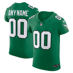 Philadelphia Eagles 2nd Alternate Vapor F.U.S.E. Elite Custom Jersey Kelly Green | Nike for Sale