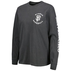 San Francisco Giants Soft as a Grape Women's Team Pigment Dye Long Sleeve T-Shirt - MLB