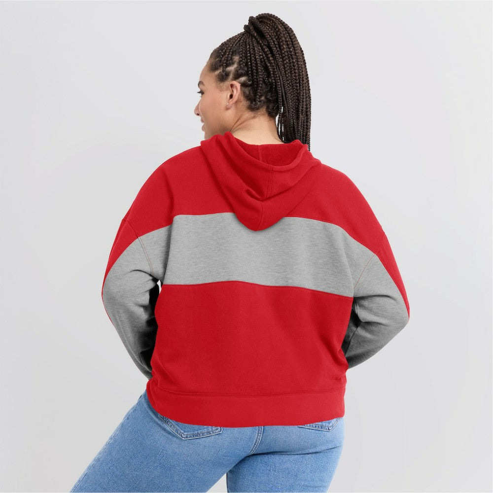 Washington Nationals Fanatics Women's Filled Stat Sheet Pullover Hoodie - MLB