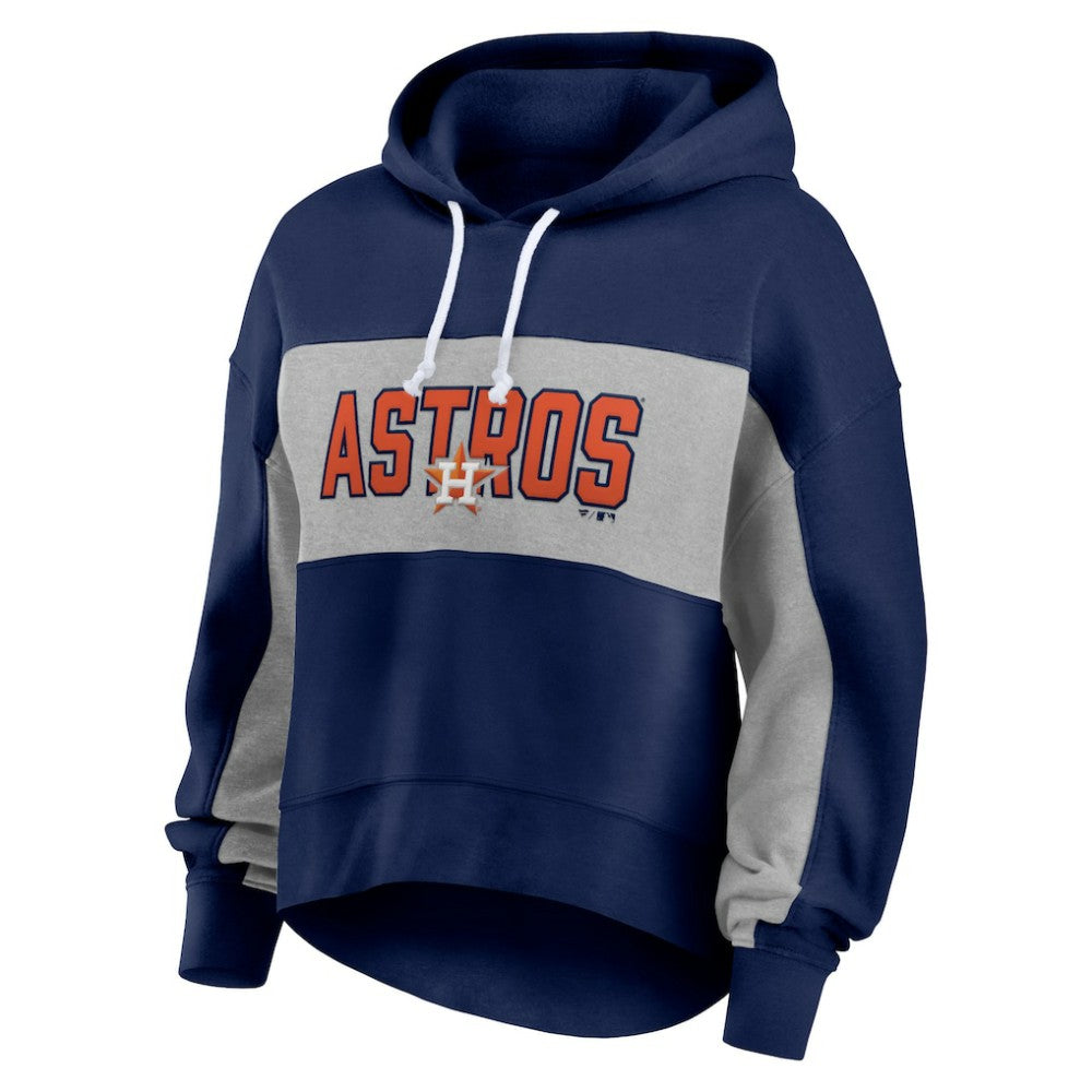 Houston Astros Fanatics Women's Filled Stat Sheet Pullover Hoodie - MLB