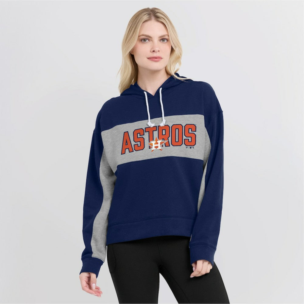 Houston Astros Fanatics Women's Filled Stat Sheet Pullover Hoodie - MLB