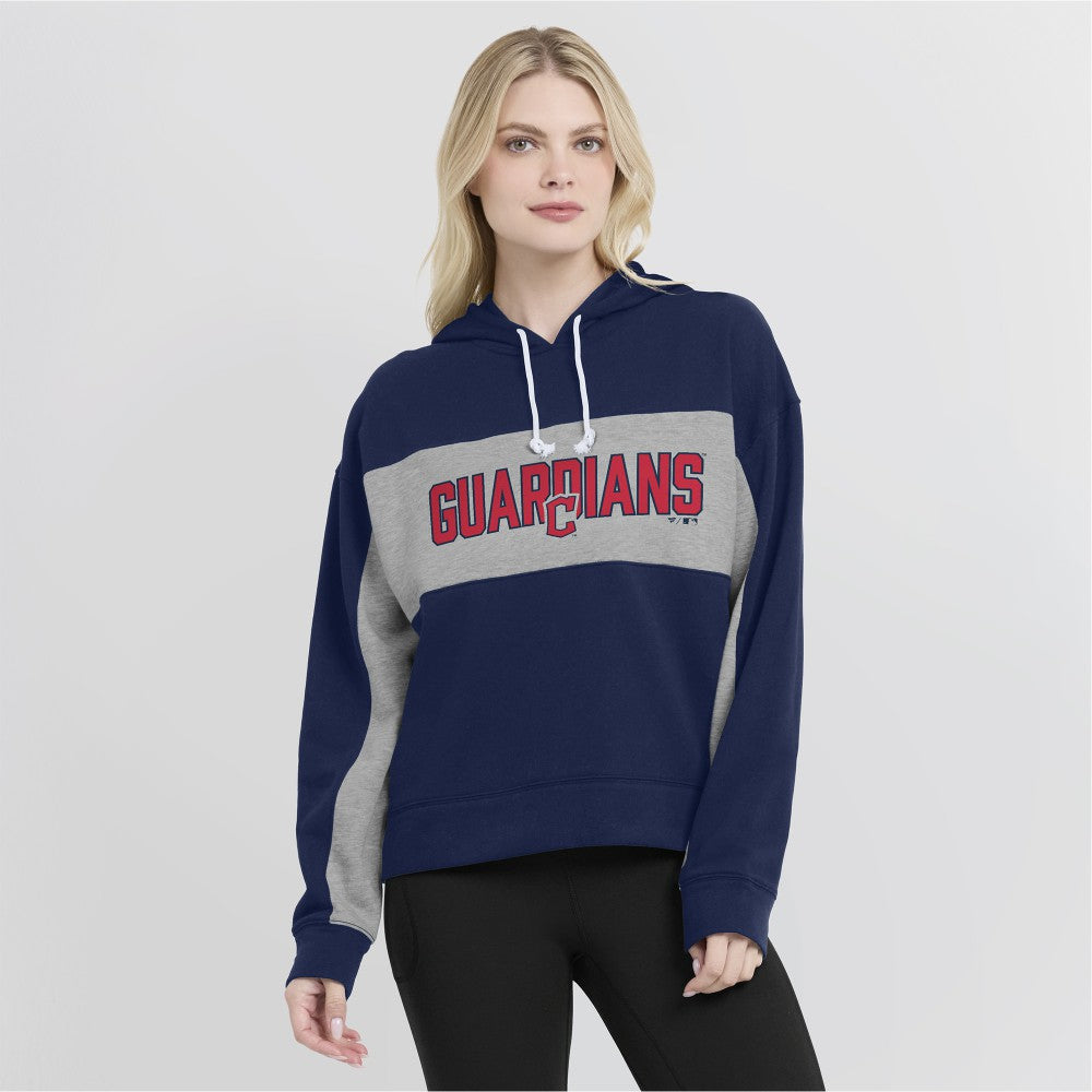 Cleveland Guardians Fanatics Women's Filled Stat Sheet Pullover Hoodie - MLB