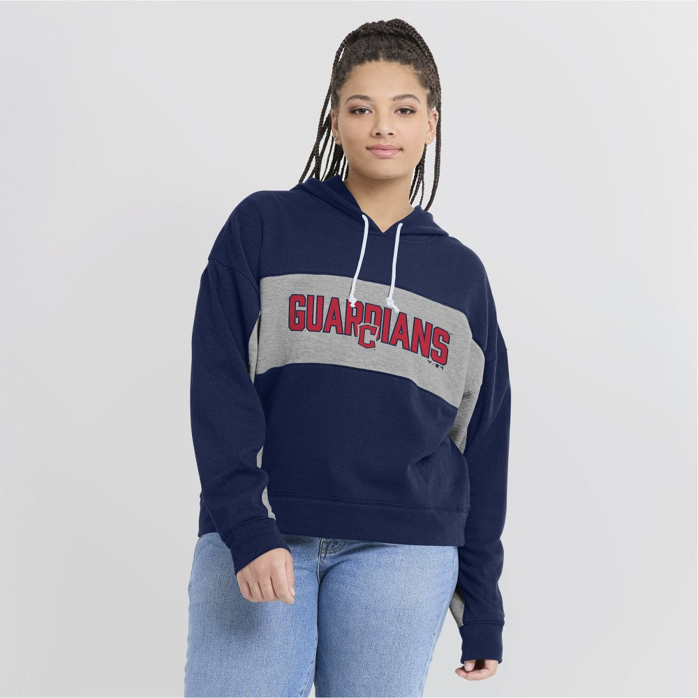 Cleveland Guardians Fanatics Women's Filled Stat Sheet Pullover Hoodie - MLB