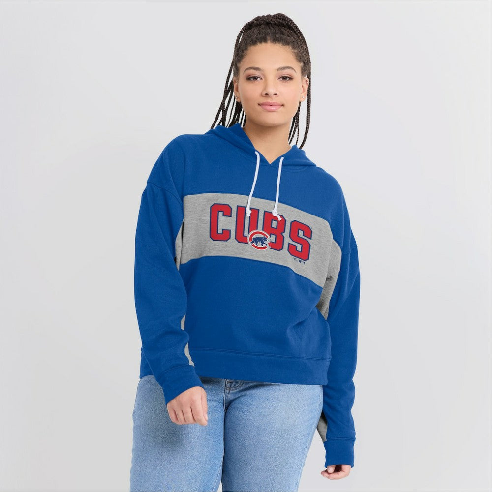 Chicago Cubs Fanatics Women's Filled Stat Sheet Pullover Hoodie - MLB