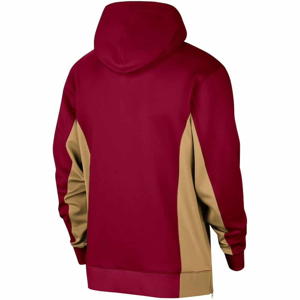 Cleveland Cavaliers 2023/24 Authentic Showtime Full-Zip Hoodie Wine - NBA