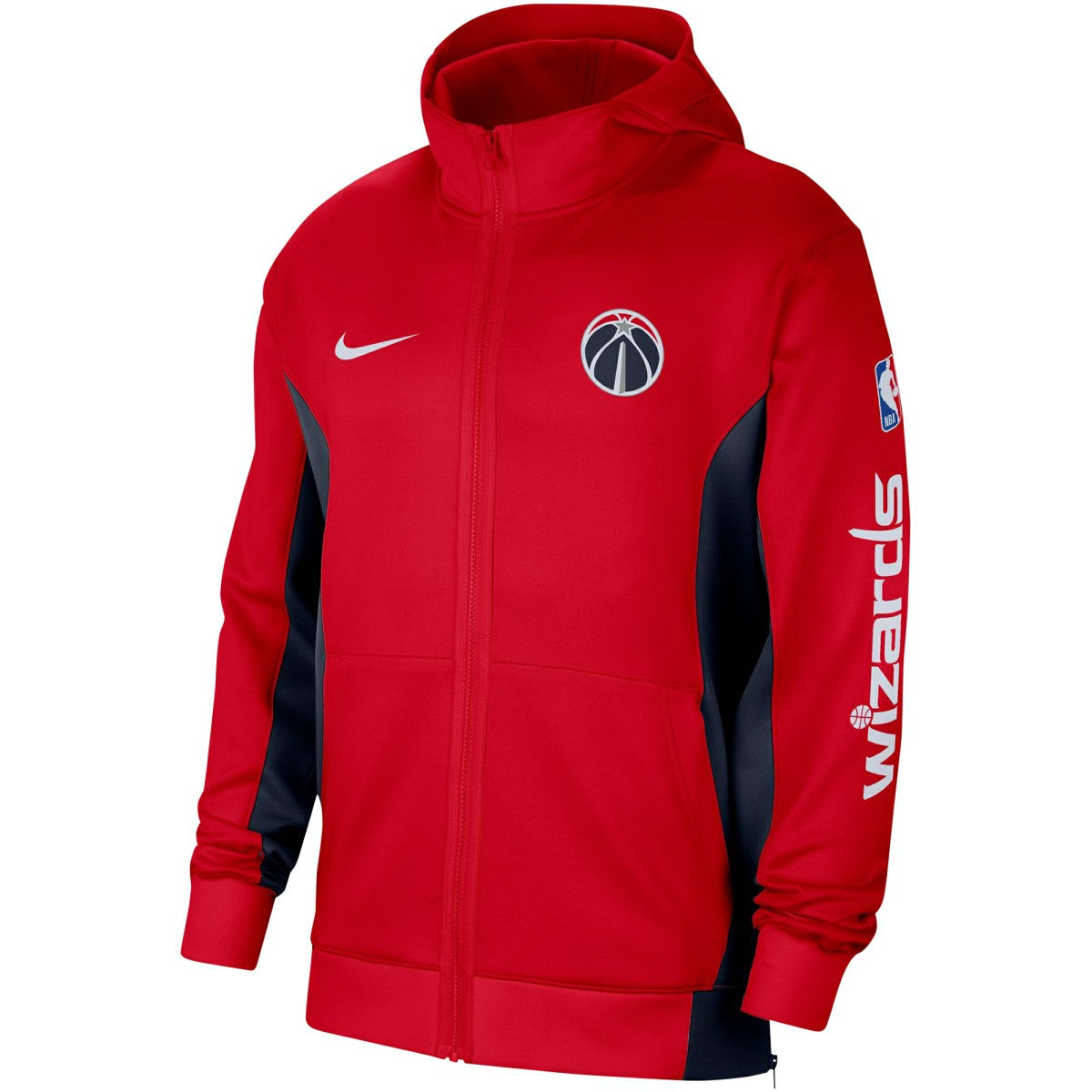 Washington Wizards 2023/24 Authentic Showtime Full-Zip Hoodie Red - NBA