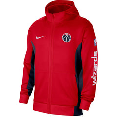 Washington Wizards 2023/24 Authentic Showtime Full-Zip Hoodie Red - NBA