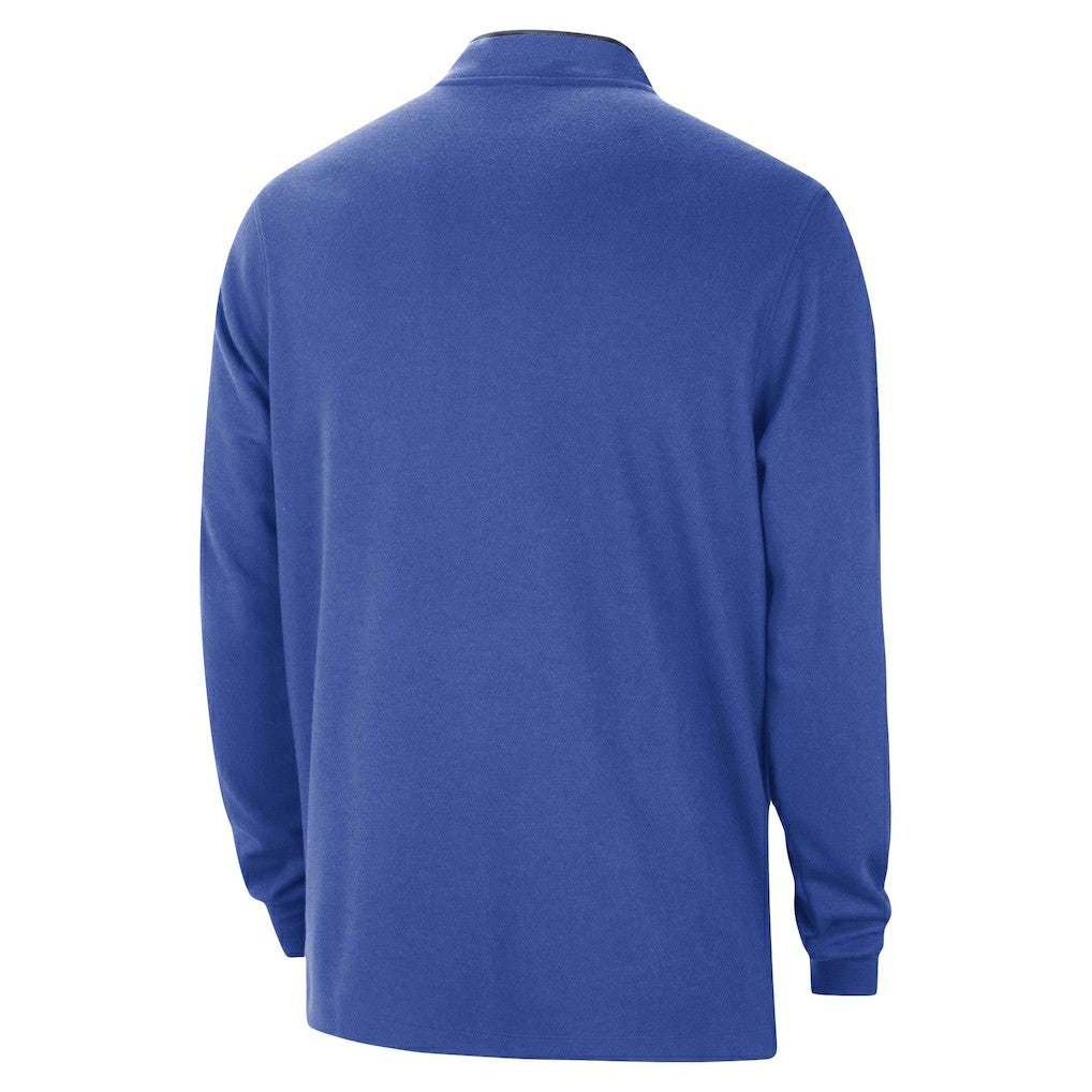 Dallas Mavericks Authentic Performance Half-Zip Jacket Blue - NBA