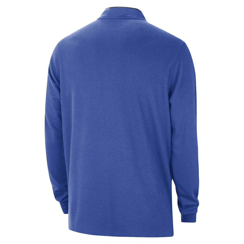 Dallas Mavericks Authentic Performance Half-Zip Jacket Blue - NBA