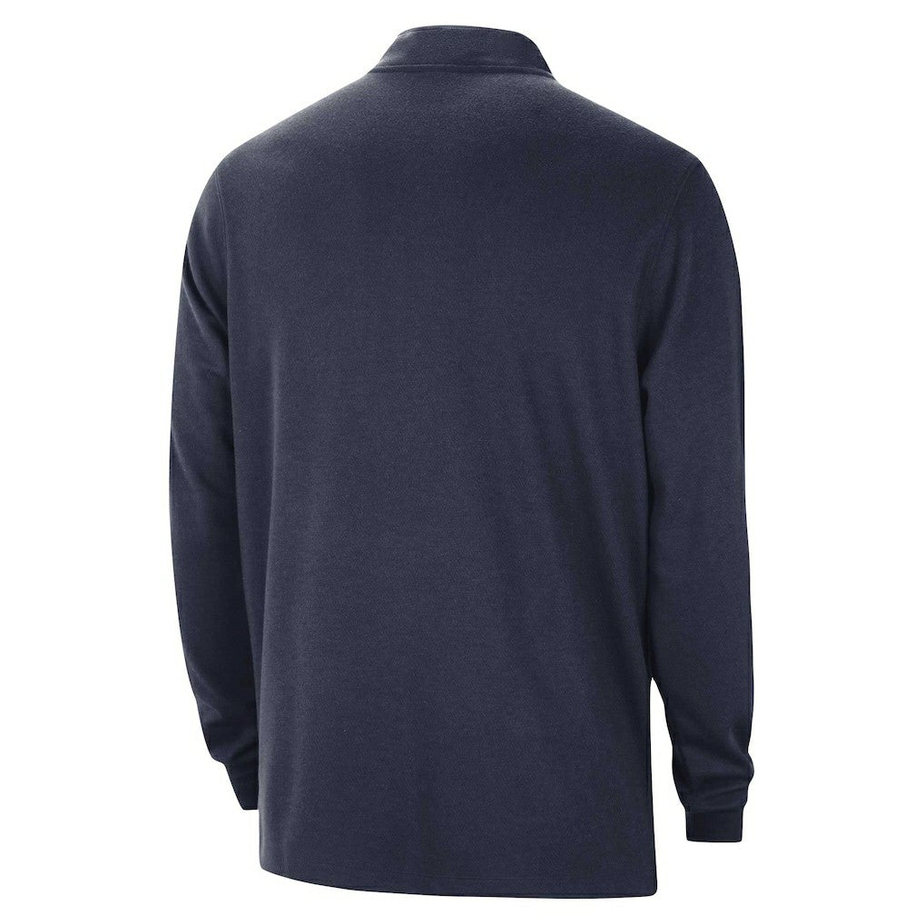 Philadelphia 76ers Authentic Performance Half-Zip Jacket Navy - NBA