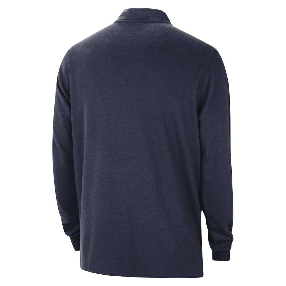 Philadelphia 76ers Authentic Performance Half-Zip Jacket Navy - NBA